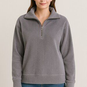 Universal Thread Half-Zip Ribbed‎ Pullover